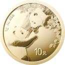 China 10 Yuan 2023 Panda - 1 Gramm Feingold
