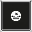 Münzenkapsel "Carrée" 16 mm | 4er Pack