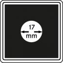 Münzenkapsel "Carrée" 17 mm | 4er Pack