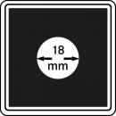 Münzenkapsel "Carrée" 18 mm | 4er Pack