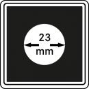 Münzenkapsel "Carrée" 23 mm | 4er Pack