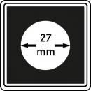 Münzenkapsel "Carrée" 27 mm | 4er Pack