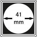 Münzenkapsel "Carrée" 41 mm | 4er Pack