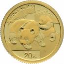 China 20 Yuan 2008 Panda - 1/20 Unze Feingold