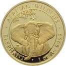 Somalia 1000 Shillings 2021 Elefant - 1 Unze Feingold